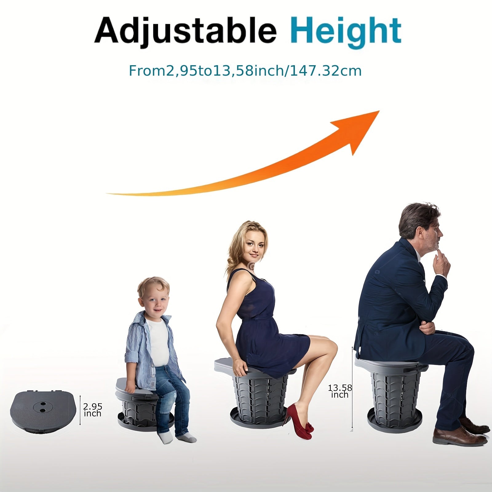 Camping Toilet Portable Adjustable Potty - Image 5