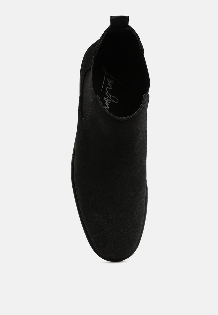 Joham Mens Faux Leather Chelsea Boots - Image 4