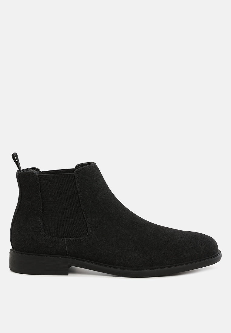 Joham Mens Faux Leather Chelsea Boots - Image 9