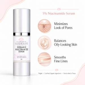 Organic Niacinamide Serum 5% – Pore Minimizer & Anti-Aging Treatment