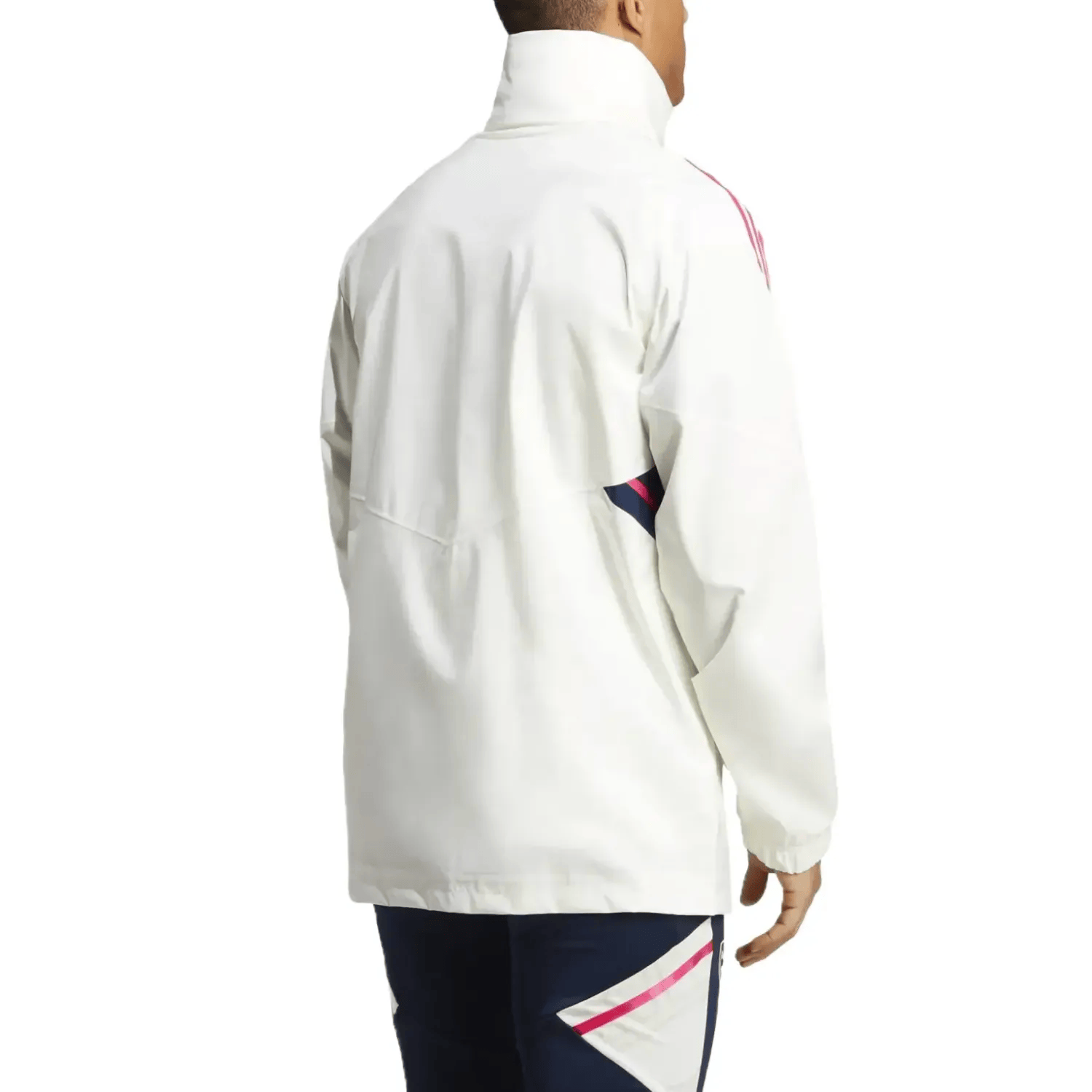 Arsenal FC waterproof Pro windbreaker jacket 2023 white/blue - Adidas - Image 3